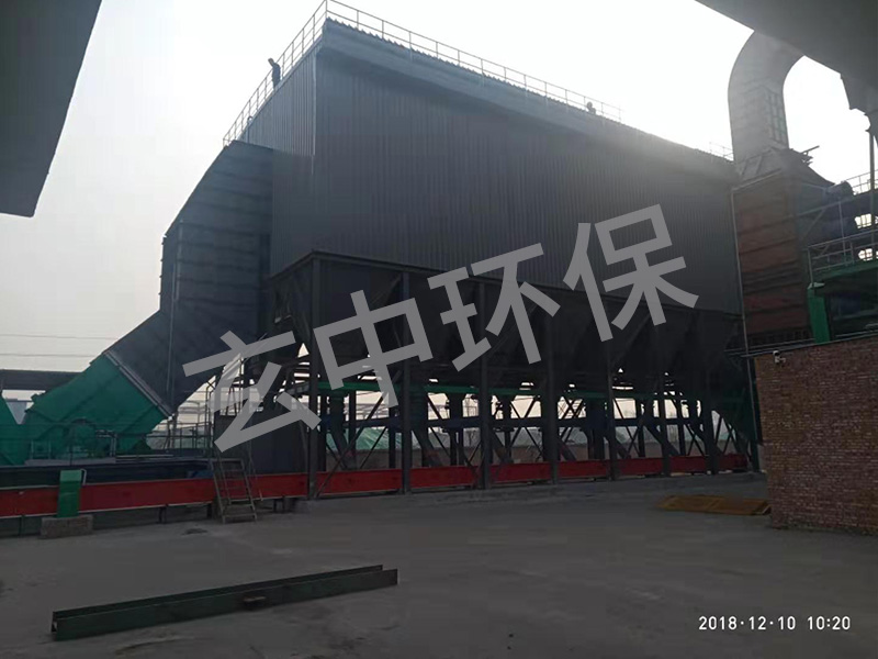 孝义白灰厂回转窑窑尾除尘器